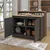 Hanah Home 2801 kuhinjski sto s policama 120 × 100 × 80 cm, atlantski bor / antracit