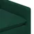 Vidaxl Kavč Temno zelena 76 x 81 x 87,5 cm Žamet