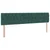 Krevet s od storage Tamnozelena 200 x 200 cm Baršun
