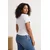 Trendyol Curve Ženska bluza Tbbss26Af00047, Bela