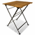 vidaXL Komplet mize in stolov 3 delni akacijev les rjave barve