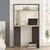 Hanah home Radni sto 90x148,6x51,6cm Bež-Antracit