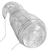 Paloqueth Rotatable Adjustable Realistic Masturbator Transparent