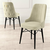 HANAH HOME Set 6 stolica Pare Cream Black