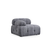 Atelier del Sofa Ugaona garnitura Petite, 290x160 cm, Siva