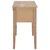 vidaXL Pisalna miza les 109,5x45x77,5 cm rjava