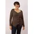 Trendyol Curve Ženska bluza Tbbaw26Af00029, Braon