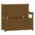 Vidaxl Klop medeno rjava 112,5x51,5x96,5 cm trdna borovina