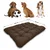 shumee Pasja postelja PRESTIGE blazina 120x80 cm vodoodporna rjava