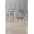 Hanah Home set trpezarijskih stolica Onex 2 kom, siva bukle tkanina, bele drvene noge