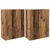 Ormar za montažu na zid 2 pcs Staro drvo 69,5 x 34 x 90 cm