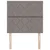 Vidaxl Vzglavje Taupe 100 cm blago