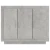Komoda siva boja betona 92x35x75 cm od konstruiranog drva
