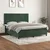 Vidaxl Box spring postelja z vzmetnico temno zelena 180x200 cm žamet