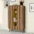 Hanah Home Mine Walnut Višenamenski ormar, Žuti