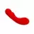 Vibrator Pretty love Matt, 19cm, Crveni