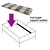 Vidaxl Letveno dno za posteljo 42 letvic 7 con 80x200 cm