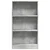 Regal za knjige boja betona 60x24x109 cm konstruirano drvo
