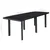 Vidaxl Vrtna miza plastika 216x90x72 cm antracitna