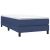 Vidaxl Box spring postelja z vzmetnico modra 100x200 cm blago