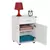 Hanah Home Noćni ormarić 40x57x39cm Beli