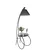 Aberto Design Podna lampa Güler , 165 cm, E27, 40W, Crna