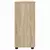 Kupaonski ormar s pohranom Sonoma hrast 60 x 35 x 80 cm