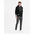 Ombre Mens tailored denim SLIM FIT pants with elastane - graphite
