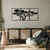 Wallity Set zidnih dekoracija Acacia Tree, 50x70 cm, 1.5 mm, 3 komada, Crna