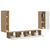 vidaXL Umetni hrast 98 x 31 x 29,5 cm