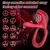 SuperLove Rose Wearable Dual Stimulation Vibrator & Penis Ring with Remote & App Red