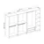 Hanah Home Ormar Kale - 7542