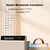 Soaiy LED displej, Bluetooth, USB type C, Beli