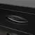 VIDAXL kovinski predalnik za orodje (3 predali), črn