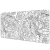 Decormat Namizna podloga Abstract pattern 120x60 cm
