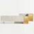 Hanah Home TV komoda Tenon, travertin / zlatna