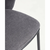 Temno siv barski stol (višina sedeža 65 cm) Ciselia – Kave Home