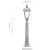 Opviq Spoljna lampa BSU-68185-BKR-M1-B, 100 cm, Podna, IP65, E27, 60W, Braon