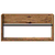 Polica za časopise s policom 2 pcs Staro drvo 60 x 12 x 30 cm