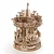 Ugears 3D lesena mehanska sestavljanka vrtiljak