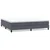 Box Spring krevet bez madracem tamno sivi 200x220 cm baršun