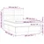 Vidaxl Box spring postelja z vzmetnico LED temno rjava 140x200cm blago