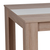 Homestyle4U Jedilna miza, 135x80,5x75 cm, rjava