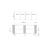 HANAH HOME Komoda Simple KX180 Bohem Sapphire Oak White