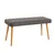 HANAH HOME Trpezarijski sto i stolice Santiago Atlantic Anthracite