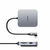 Ugreen HUB za iMac USB Type-C - 3xUSB 3.1 Gen 1 + SD Čitalnik kartic Micro SD siv CM521 60377