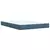 Vidaxl Box spring postelja z vzmetnico modra 160x200 cm žamet