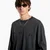 Majice MISBHV M B H Longsleeve UNISEX Washed Black L