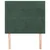 Vidaxl Vzglavje postelje temno zeleno 100x5x118/128 cm žametno