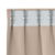 Zavjese za blackout s prstenovima 2 pcs Sivo-smeđa 225 x 140 cm